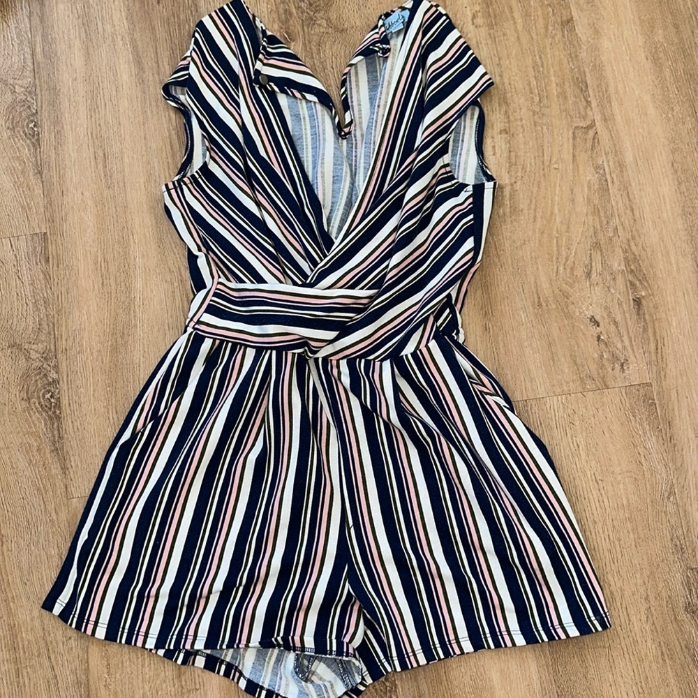 Striped Romper